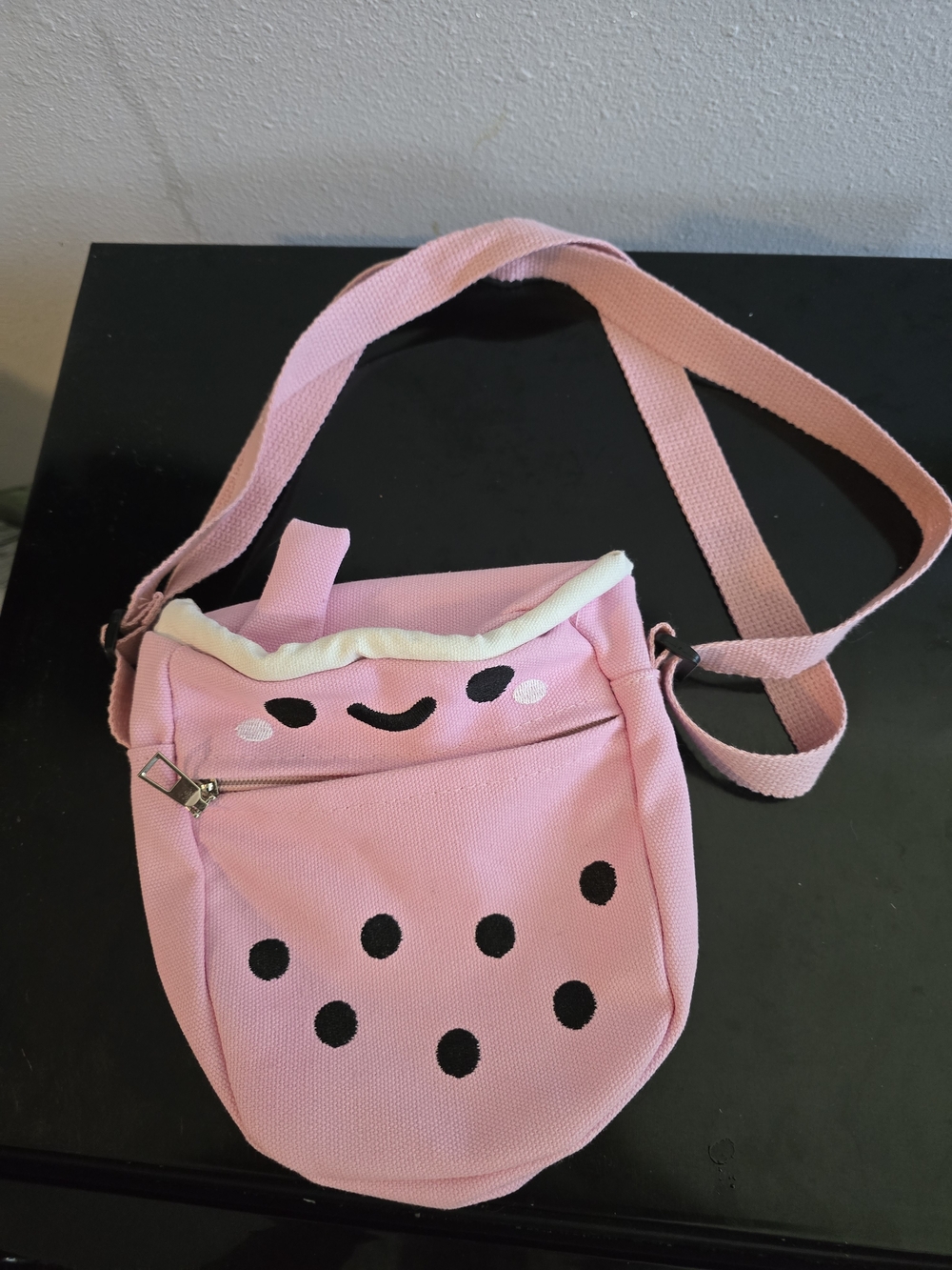 Pink Cute Strawberry Crossbody Bag
